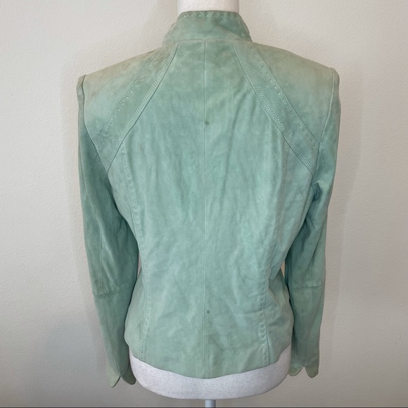 ST. JOHN Goat Suede Jacket - Picture 6 of 16